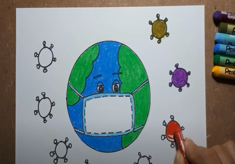 5+ Cách Vẽ Trái Đất Đơn Giản Và Đẹp Nhất Cho Bé