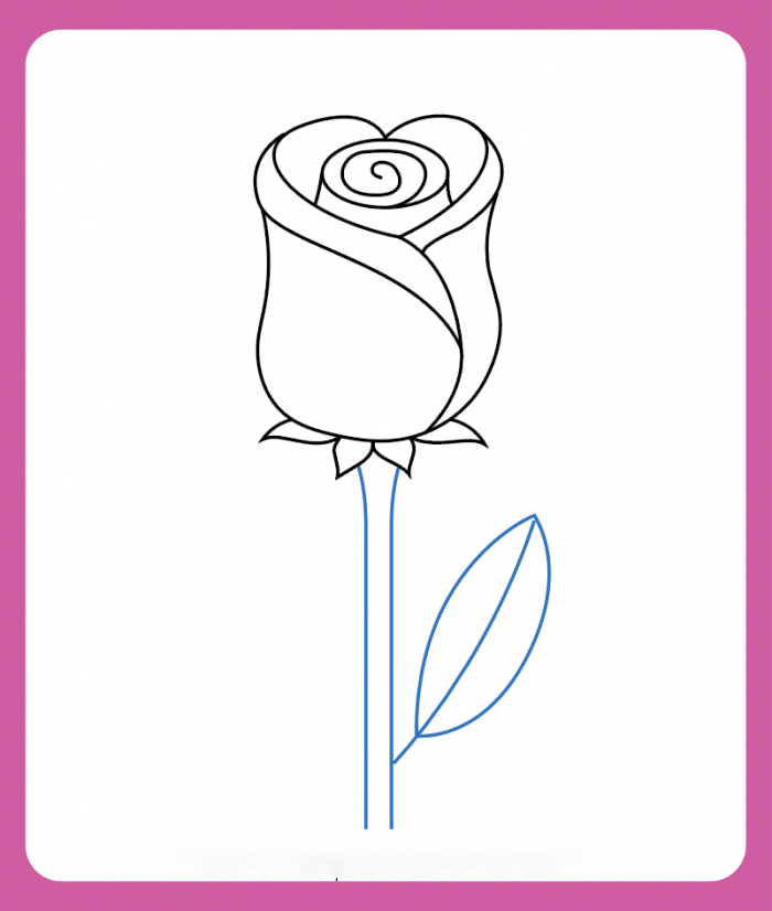 Hướng dẫn bé vẽ hoa hồng cực đơn giản - Dạy bé phong cách Nhật