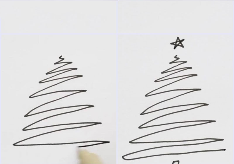10 cách vẽ cây thông Noel cực đơn giản mẹ có thể hướng dẫn cho bé   CareerBuildervn